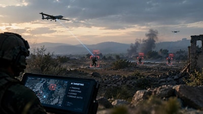 Three years to Gaza War: Israeli military used AI for surveillance, targeting enemy and more. (AI-generated image)