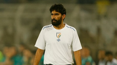 India's challenging FIFA international window ended on a disappointing note as Khalid Jamil's side suffered a heavy 1-6 defeat to Uruguay in Kolkata. Image: Reuters