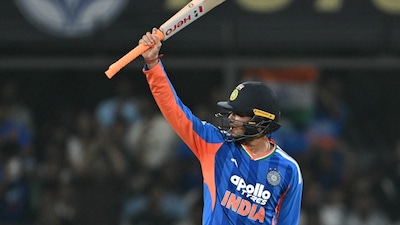 A dazzling all-round performance helped India edge past the West Indies by 14 runs in a high-scoring third T20I and seize a 2-1 advantage in the five-match series. Image: AFP