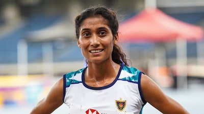 Ankita Dhyani etched her name into the record books by breaking Lalita Babar's decade-old meet record in the women's 3000m steeplechase at the 65th National Open Athletics Championships. Image: X/@nnis_sports