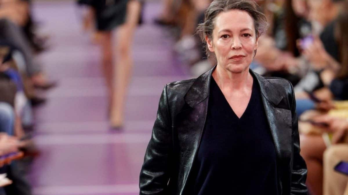 Olivia Colman Makes Runway Debut for Miu Miu in Paris