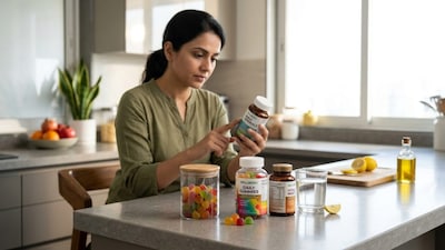 Doctor explains what one should look for and be cautious about before consuming wellness gummies. (Representative image/AI-generated)