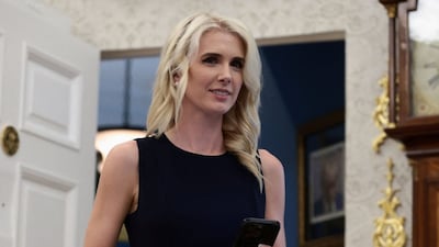 US President Donald Trump's aide Natalie Harp played major role to ensure he was properly glorified in taxpayer-funded ads. File image/Reuters