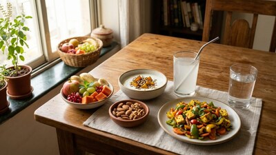Feeling tired during Navratri fasting? A nutrition expert shares what to eat. (Representative Image/AI-generated)