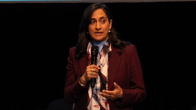 Canadian Foreign Minister Anita Anand speaks in a photograph shared on Facebook page on July 18, 2026.