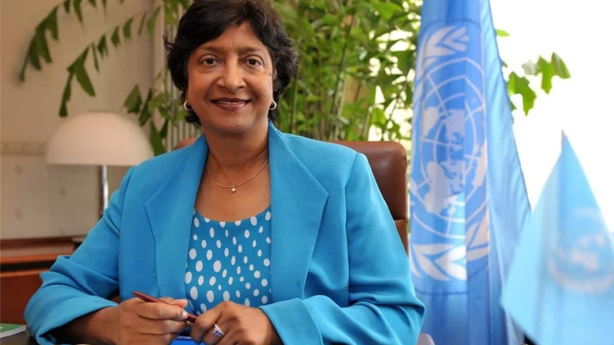‘If you clap a little bit more I may share this prize with Trump’: Navi Pillay cracks a joke after Nobel win