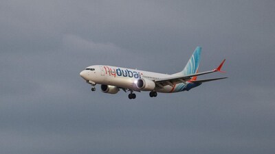 A plane, carrying passengers who were on the FlyDubai aircraft bound for Israel from the United Arab Emirates, which was diverted to Saudi Arabia following an emergency signal, arrives at the Ben Gurion International Airport, in Lod, near Tel Aviv, Israel, September 30, 2026. Reuters