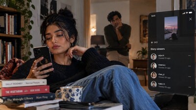 A man lurking in the life of a woman. Representational photo: AI-generated