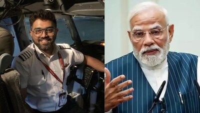 Captain Smit Machchhar, the Indian pilot who was injured during an alleged cockpit attack on a flydubai flight from Dubai to Tel Aviv. The aircraft was later diverted to Tabuk, Saudi Arabia, where it landed safely. (Image/X)