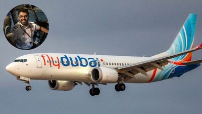 Captain Smit Machchhar, the Indian pilot of a Flydubai flight, was injured after being stabbed by the co-pilot during a mid-air cockpit altercation. The flight was diverted to Tabuk, Saudi Arabia. (AFP)