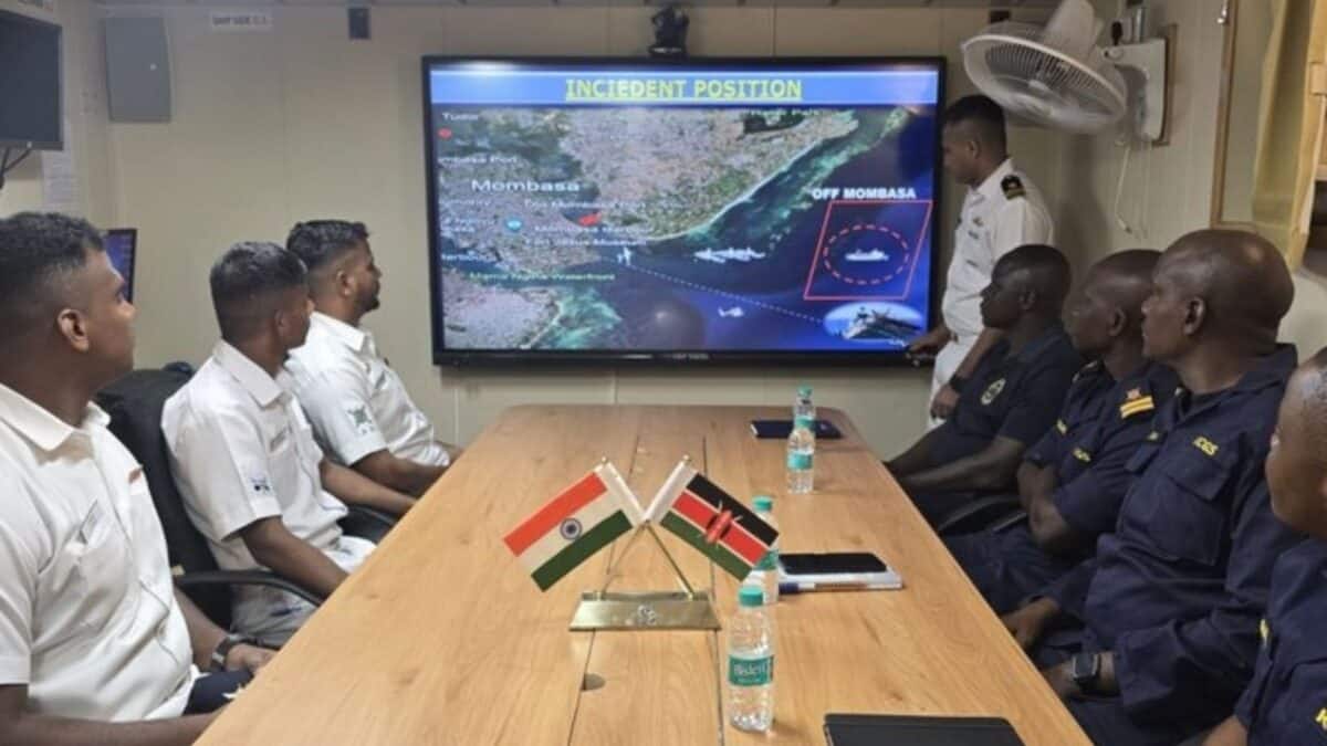 India’s Icgs Varaha deepens maritime ties with Kenya through joint training, coastal security exercises