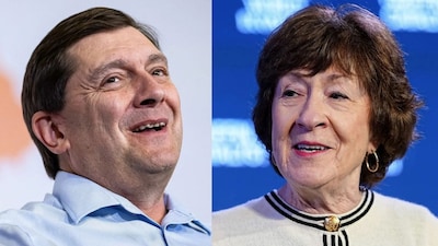 Republican Senator Susan Collins is facing a closely contested re-election battle against Democrat Troy Jackson in Maine (Photo: Bloomberg)