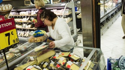 A Parisian supermarket. File photo: AFP