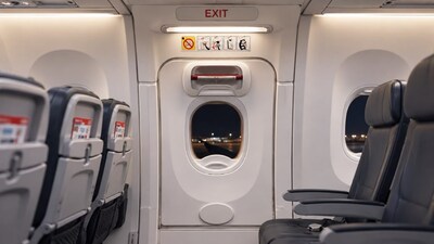 Aircraft doors may look simple, but their inward opening design is key to flight safety. Photo: Pixabay