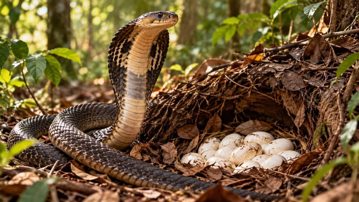 Why King Cobras Build Bird-Like Nests and Guard Their Eggs