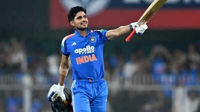 Shubman Gill's breathtaking knock featured 26 boundaries and eight sixes, showcasing a perfect blend of timing, power and composure under pressure. Image: AFP