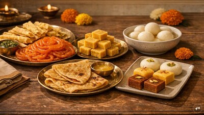 Across India, Vijayadashami is observed through distinct regional customs, and its food traditions are just as varied. AI-generated Image