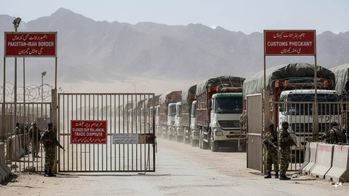 Pakistan Suspends Trade at Iran Border Crossings Over Security Concerns