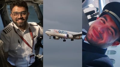 Indian Captain Smit Machchhar (L), Omani Co-Pilot Hamam al-Hammami (R). X