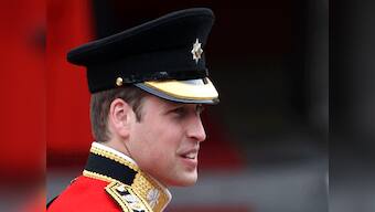 Prince William at Westminster Abbey
