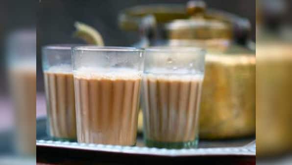 Real masala chai, street style