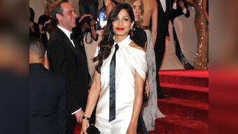 Freida's taking it all off?