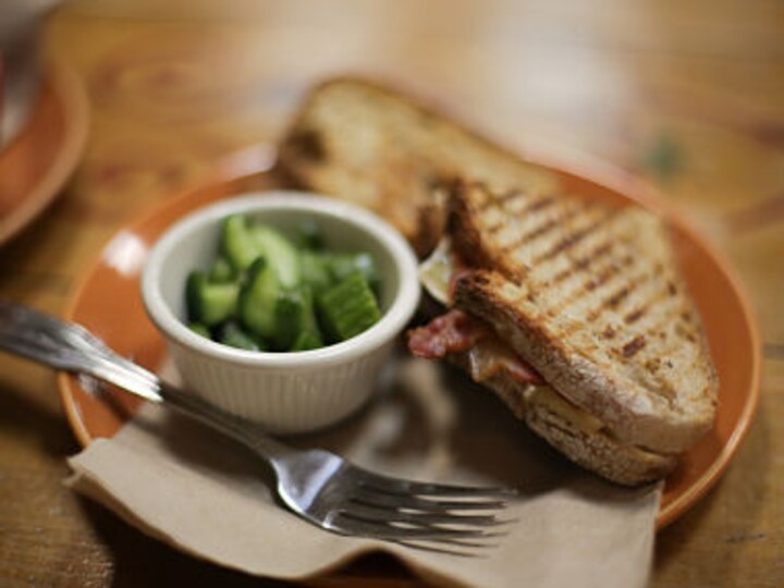 This week’s menu – Panini Greco, chana dal gosht and uttapam