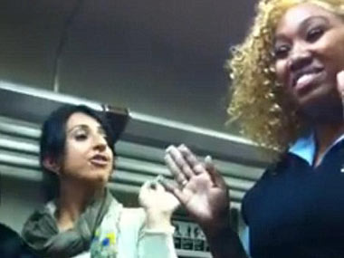 Desi diva's 'commuter rage' on NY train sparks backlash Desi diva's 'commuter rage' on NY train sparks backlash