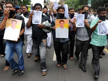 Journo's murder: UPA's policies partly to blame Journo's murder: UPA's policies partly to blame