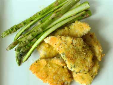 Pounding the chicken cutlet Pounding the chicken cutlet