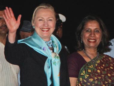 An agenda for Hillary ahead of today's Indo-US talks An agenda for Hillary ahead of today's Indo-US talks