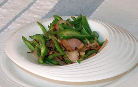 The East Indian Kitchen: Capsicum foogath The East Indian Kitchen: Capsicum foogath