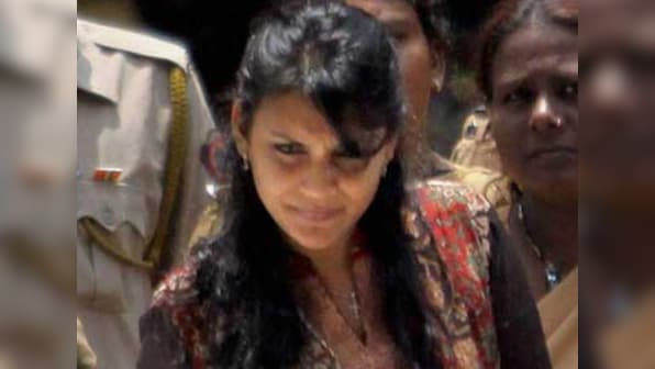 Maria claims innocence, protests at press conference