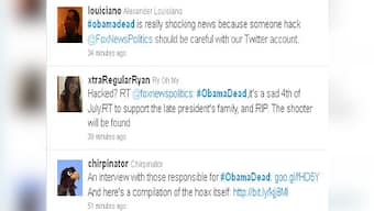Fox News Tweets hacked, says Obama dead