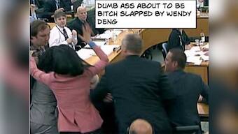 Of course there is a 'Wendi Deng B***h Slapping' page on FB