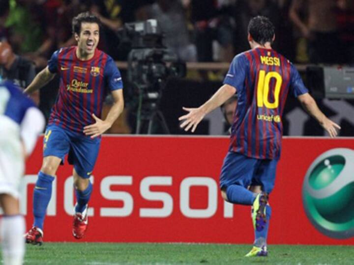 Fabregas on target as Barcelona win Super Cup Fabregas on target as Barcelona win Super Cup