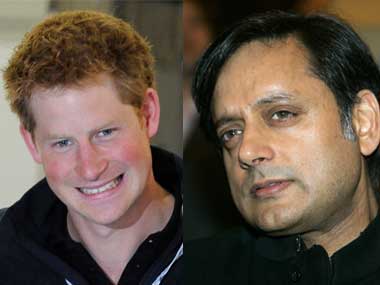 Shashi Tharoor, please note, Prince Harry takes a cheap flight Shashi Tharoor, please note, Prince Harry takes a cheap flight