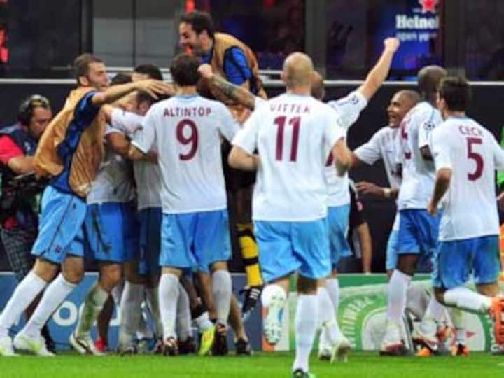 Debutants Trabzonspor stun Inter; Man United, Man City held