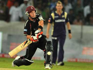 Merwe shines as Somerset beat KKR by 5 wickets Merwe shines as Somerset beat KKR by 5 wickets