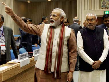 It's Nitish Kumar vs Modi as JD(U) comes out swinging It's Nitish Kumar vs Modi as JD(U) comes out swinging