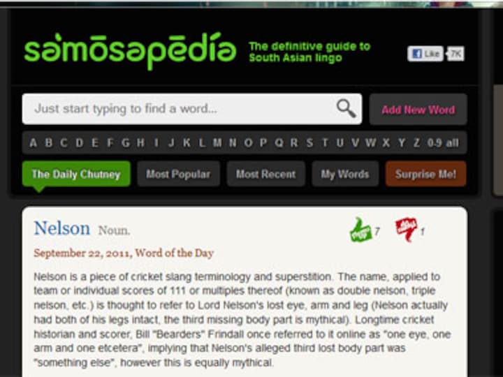 Like this wonly: Samosapedia, the lexicon for desi cool