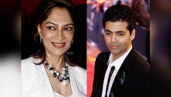 India's most desirable menage-a-trois: Simi, KJo and the pink elephant  