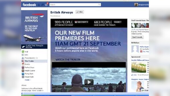 British Airways new TVC goes live on Facebook