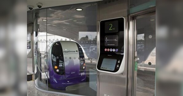 The future is here, super fast laser-guided pods available at Heathrow 