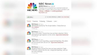 Hackers post fake news of ground zero attack on NBC Twitter feed