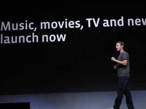Mark Zuckerberg announcing Facebook updates