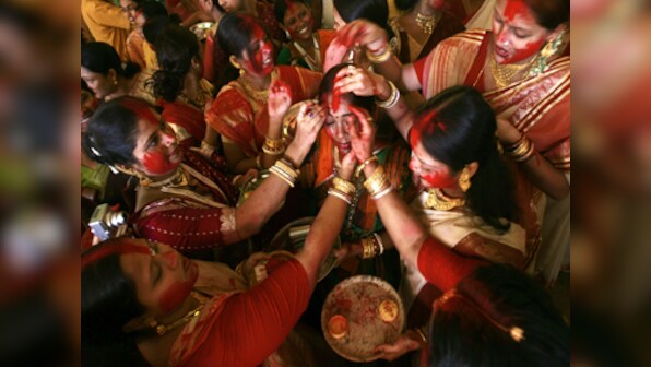 Mamata saris the rage in Kolkata this Durga Puja