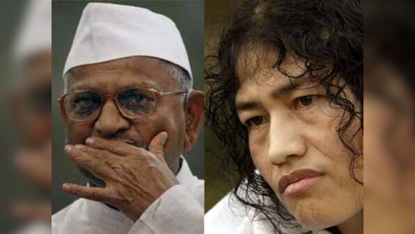 Hazare's campaign a lesson for Sharmila supporters