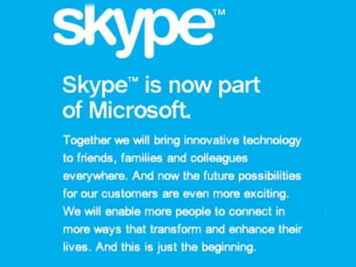 It's official: Microsoft announces $8.5 billion acquisition of Skype