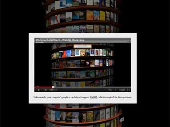 Google's Infinite 3-D bookcase: The definition of cool design   Google's Infinite 3-D bookcase: The definition of cool design
